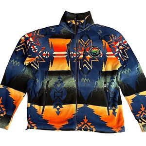 Polo Ralph Lauren Sportsman Respect Wildelife Aztec/Southwestern Fleece Jacket L
